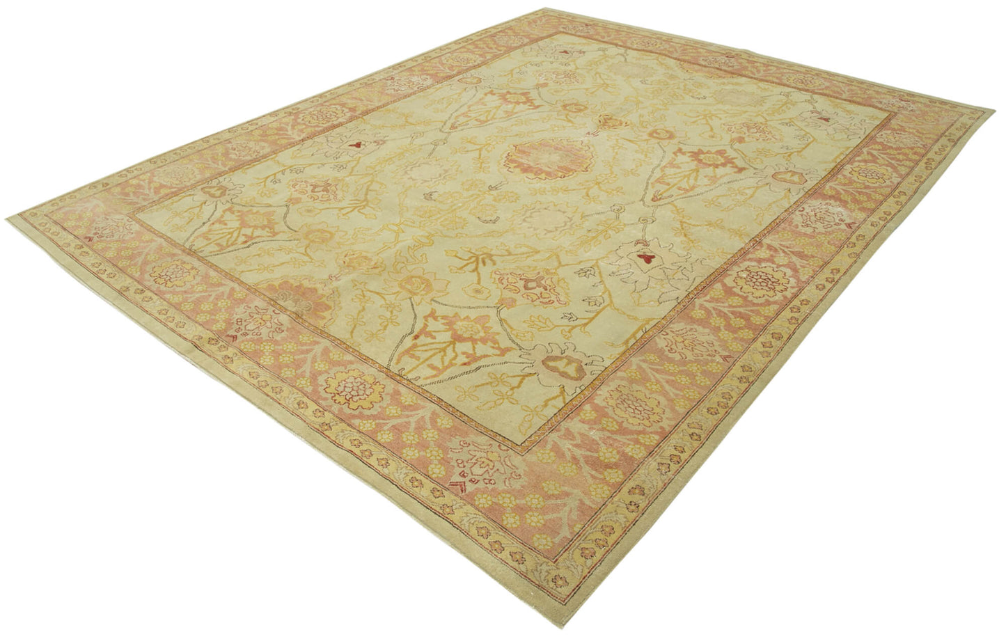 8x10 Beige Oushak Rug - 33543