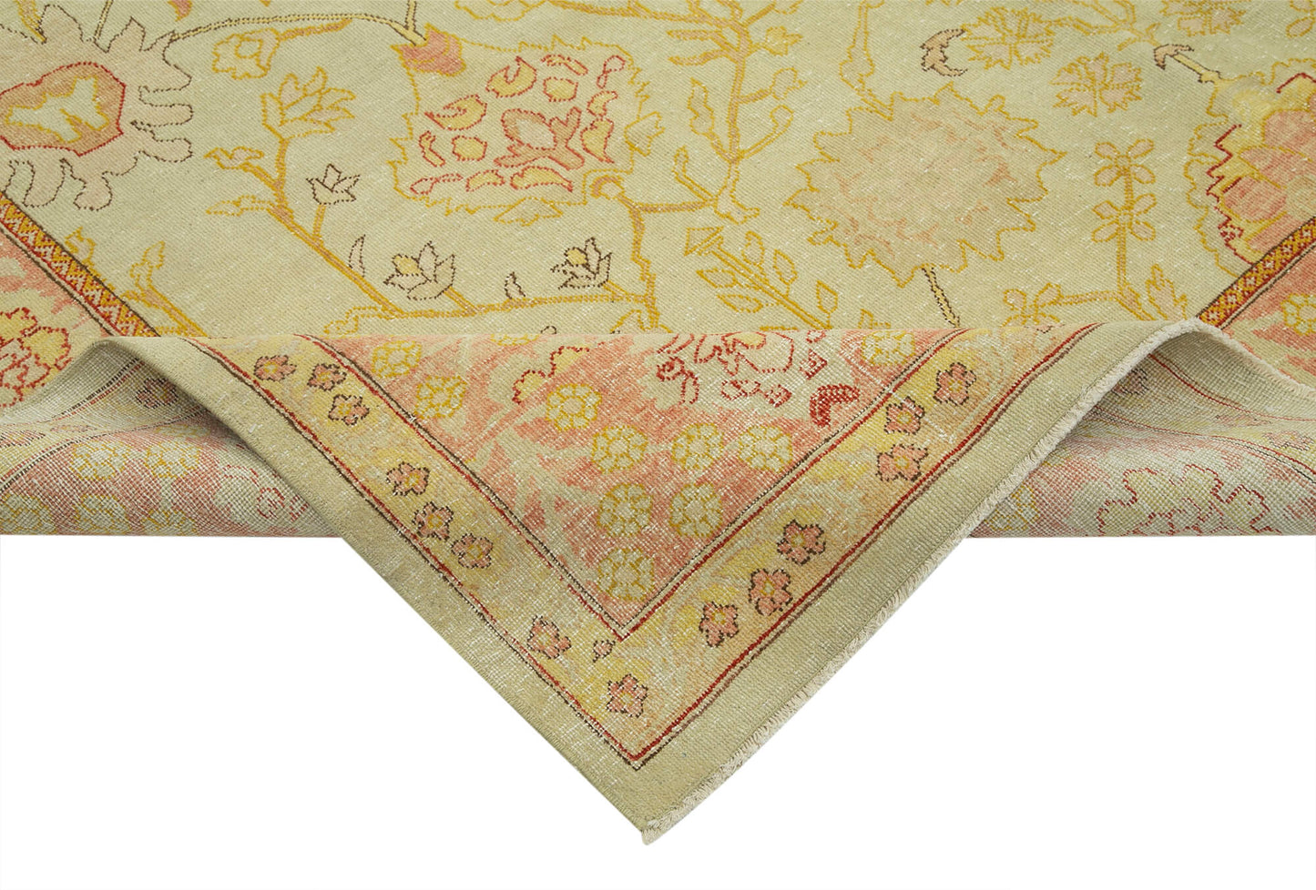 8x10 Beige Oushak Rug - 33543