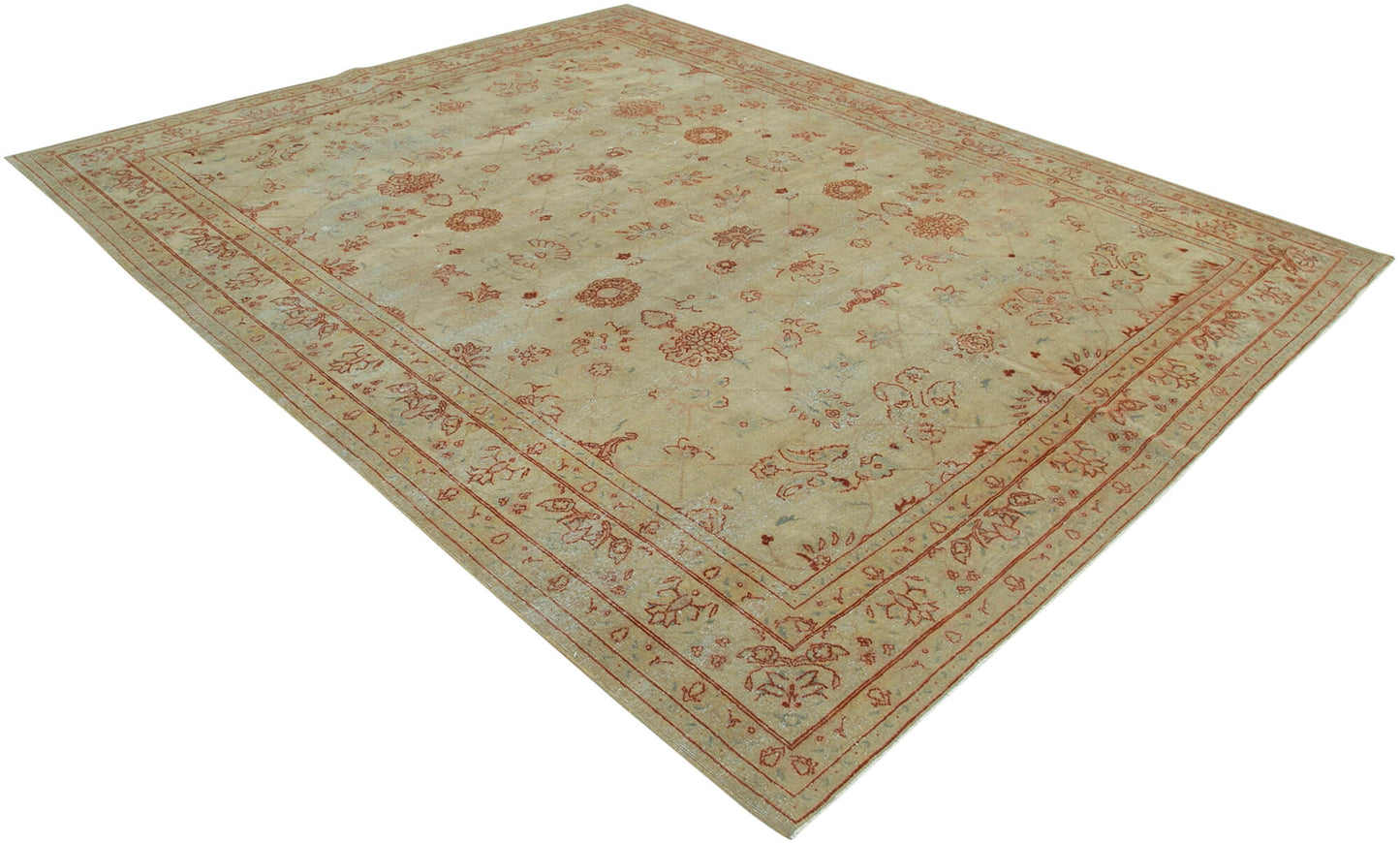 8x10 Beige Oushak Rug - 33549