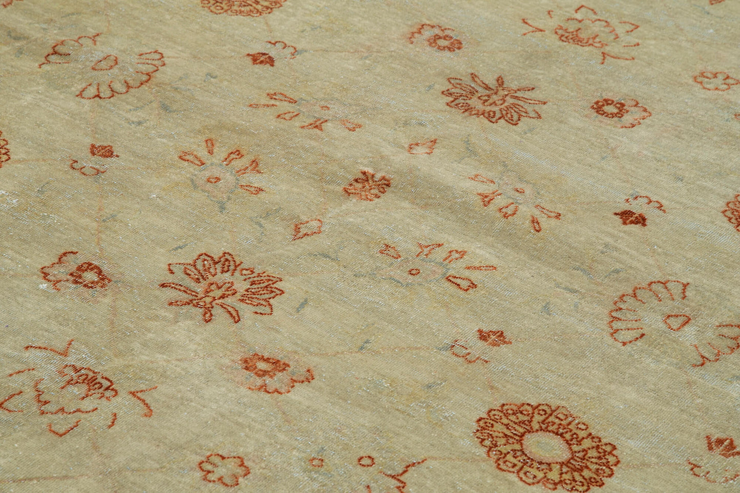 8x10 Beige Oushak Rug - 33549