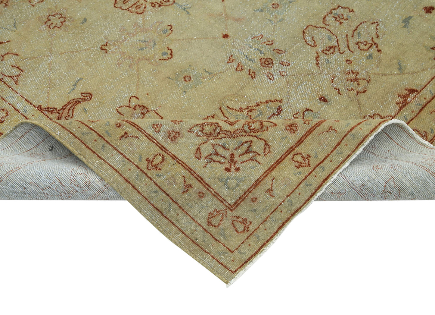 8x10 Beige Oushak Rug - 33549