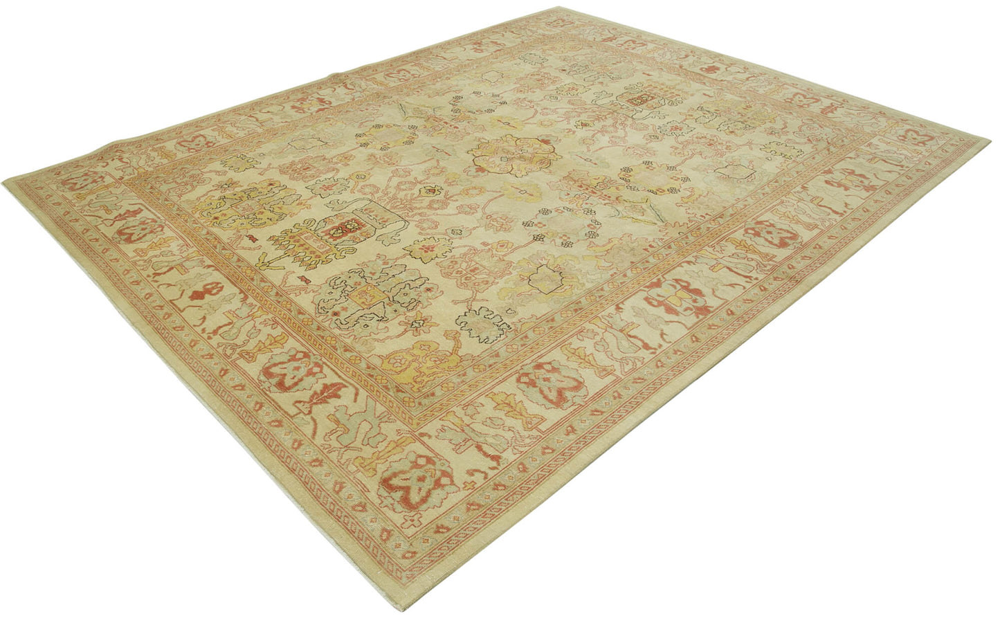 8x10 Beige Oushak Rug - 33553