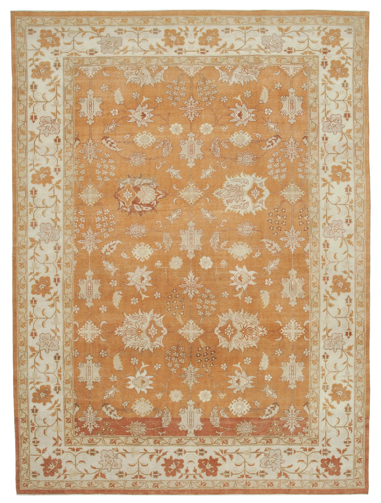 9x12 Beige Oushak Rug - 33565