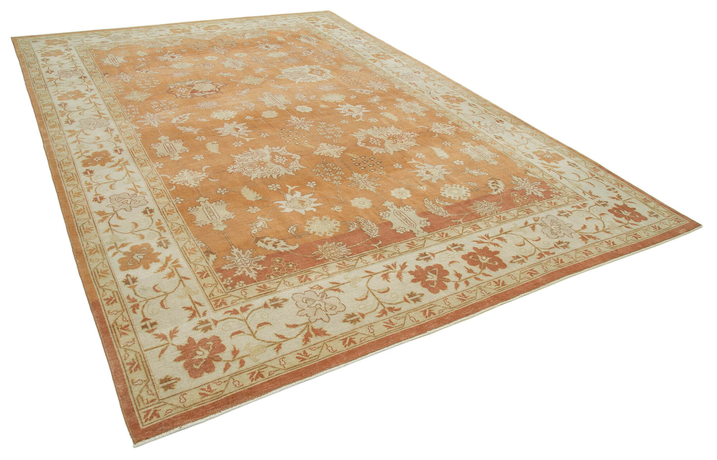 9x12 Beige Oushak Rug - 33565