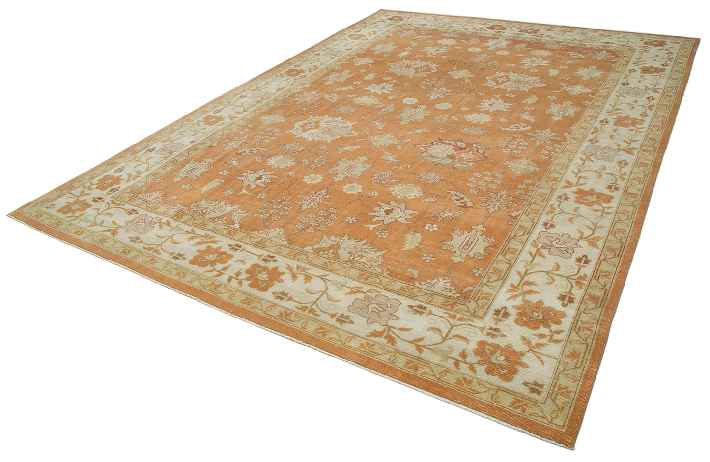 9x12 Beige Oushak Rug - 33565