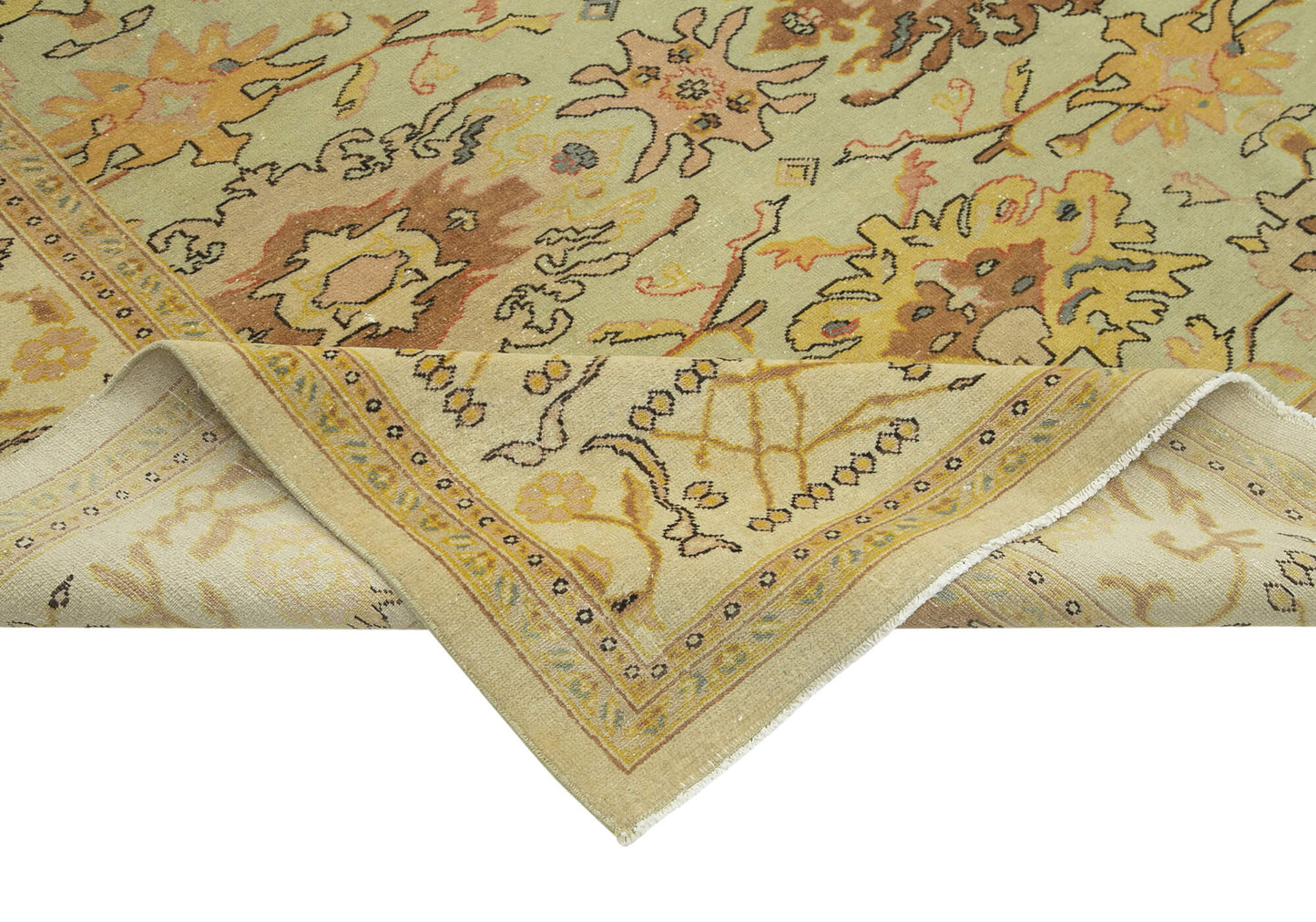 8x10 Beige Oushak Rug - 33569