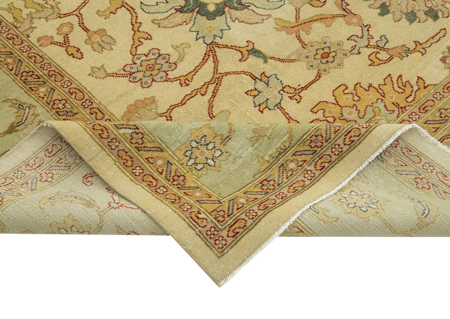 8x10 Beige Oushak Rug - 33574