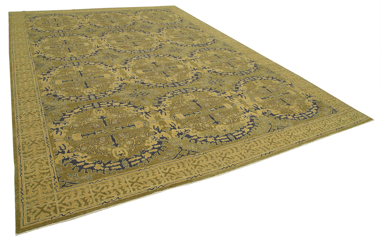 10x14 Green Oushak Rug - 33581