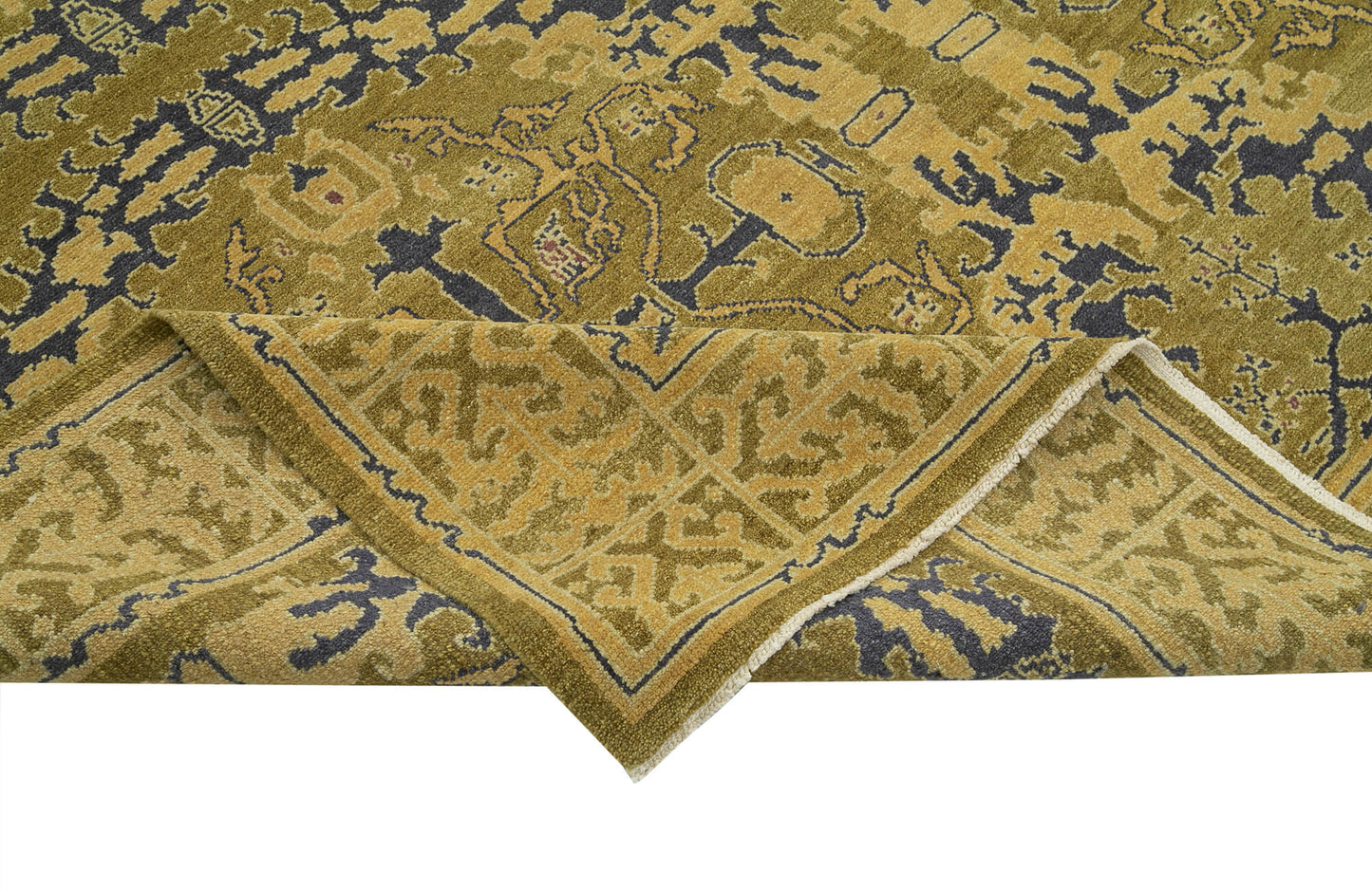 10x14 Green Oushak Rug - 33581