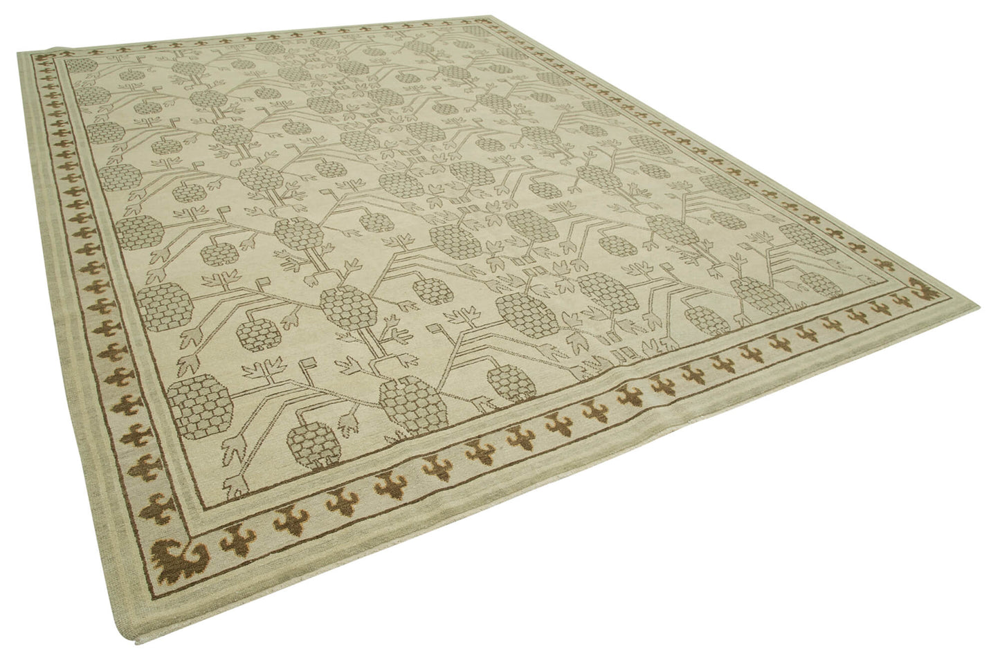 9x12 Beige Oushak Rug - 33589