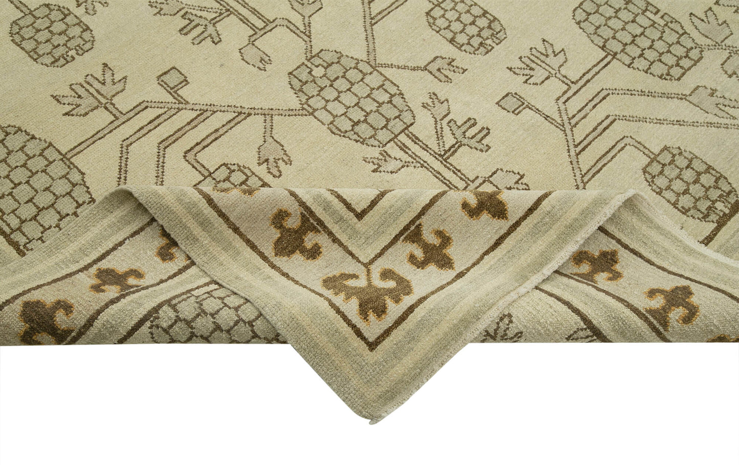 9x12 Beige Oushak Rug - 33589