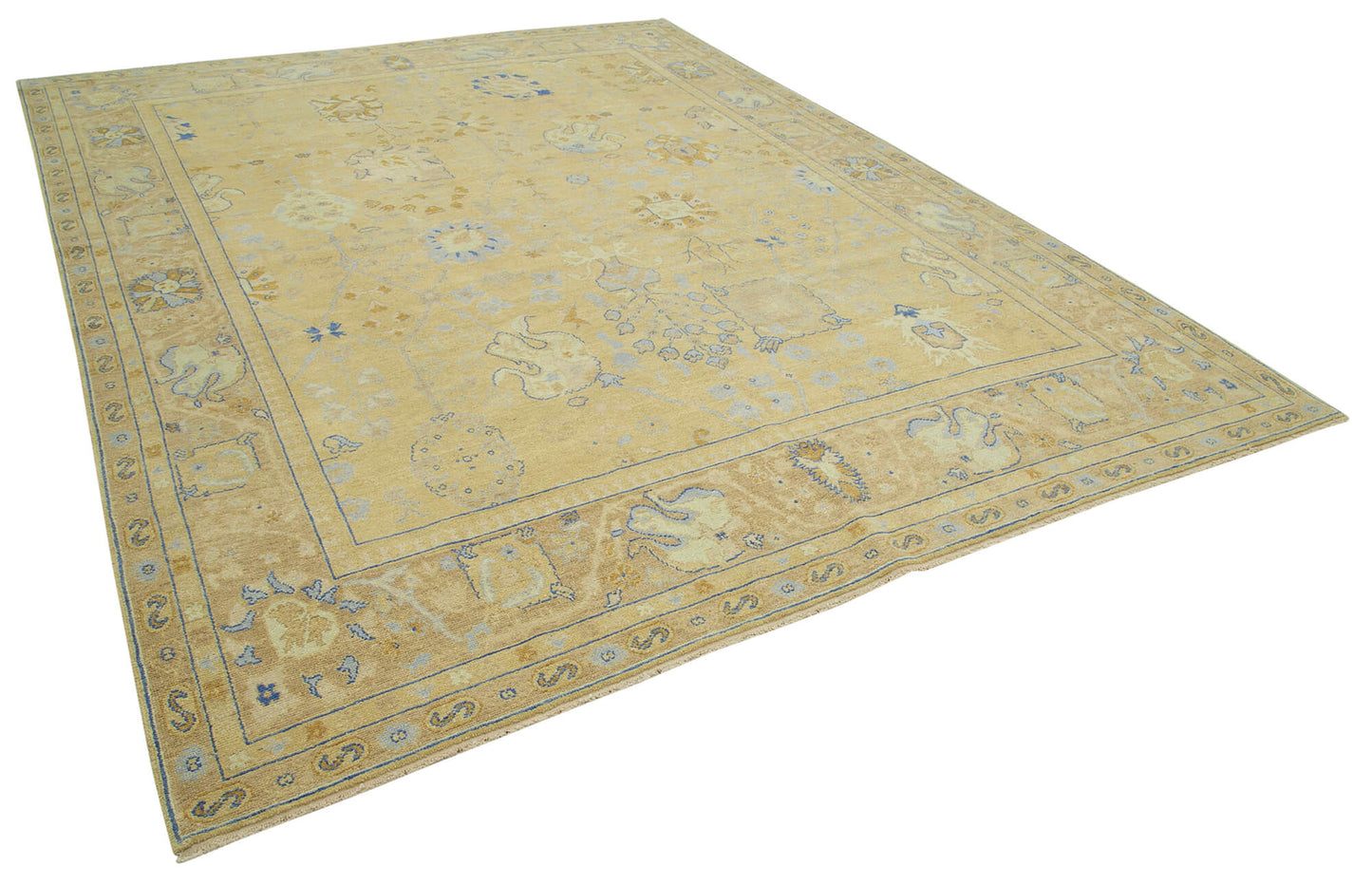 9x12 Beige Oushak Rug - 33594