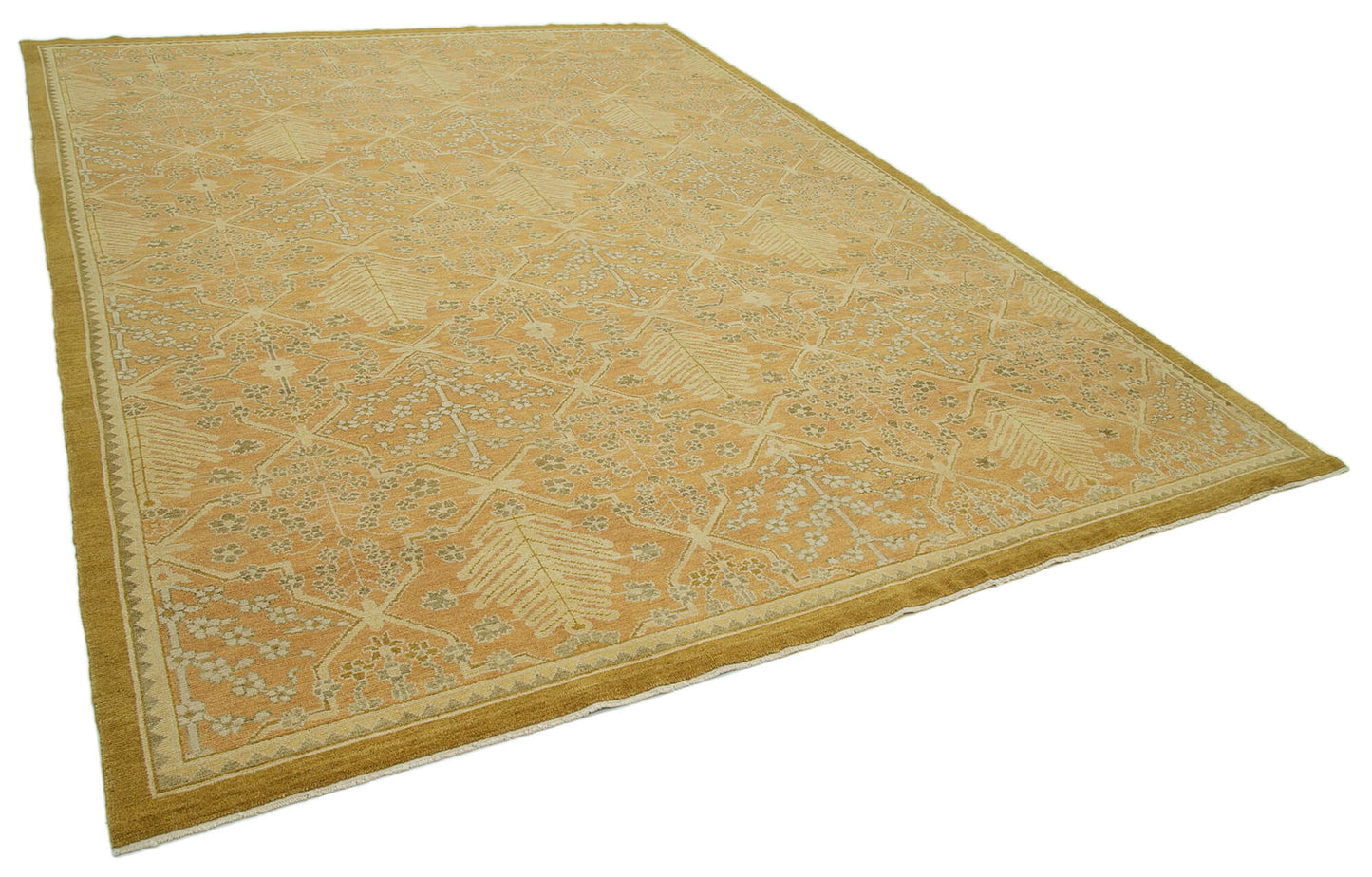 9x12 Beige Oushak Rug - 33596