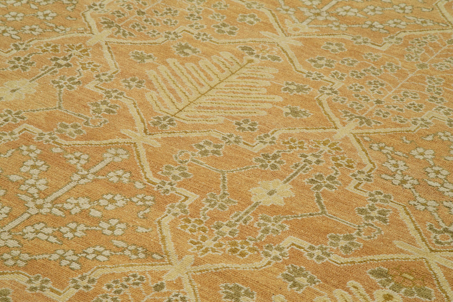 9x12 Beige Oushak Rug - 33596