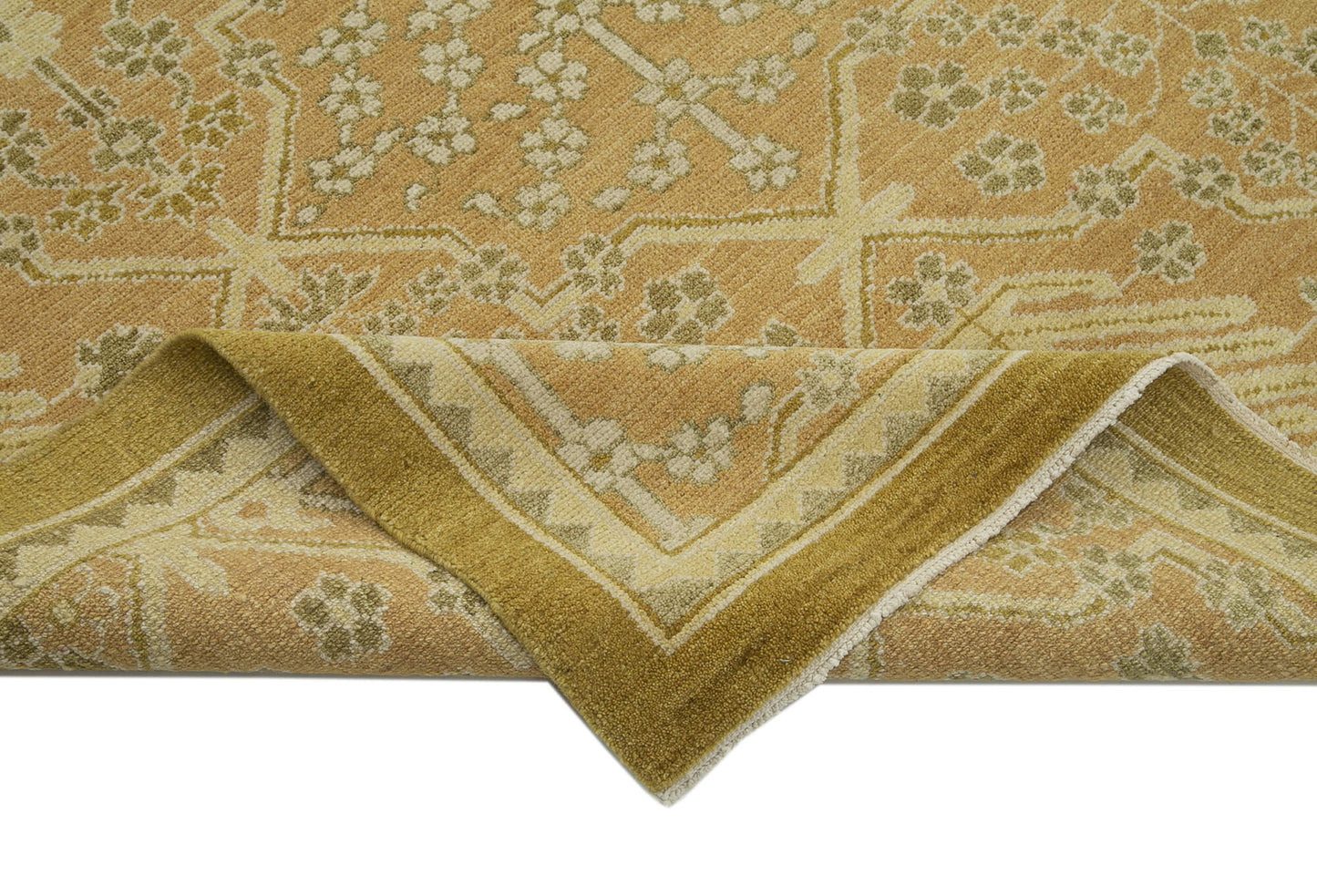 9x12 Beige Oushak Rug - 33596