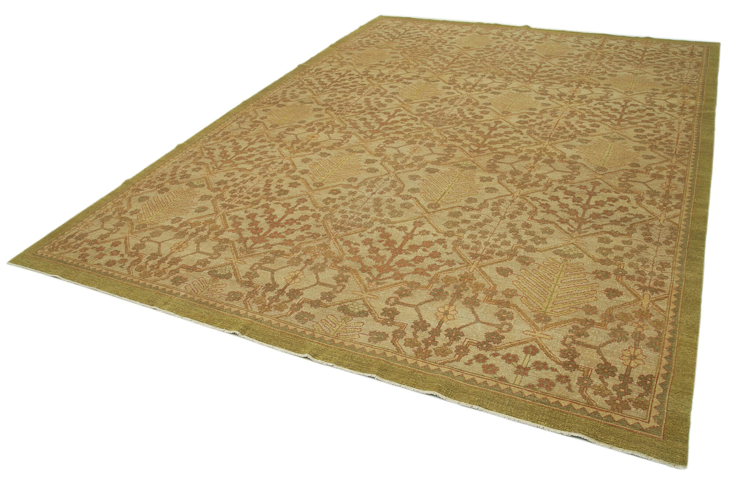 9x12 Yellow Oushak Rug - 33598