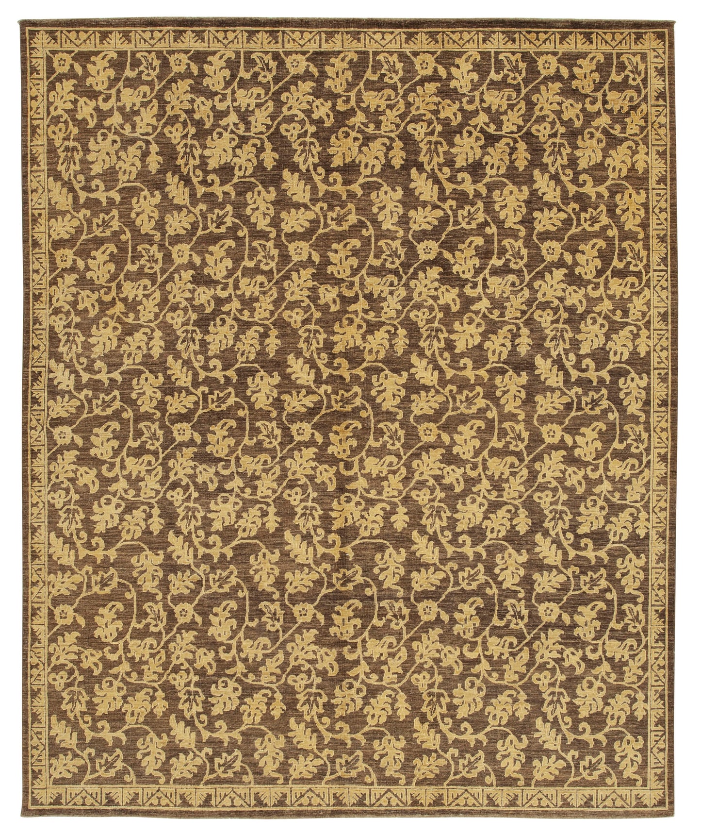 8x10 Brown Oushak Rug - 33602