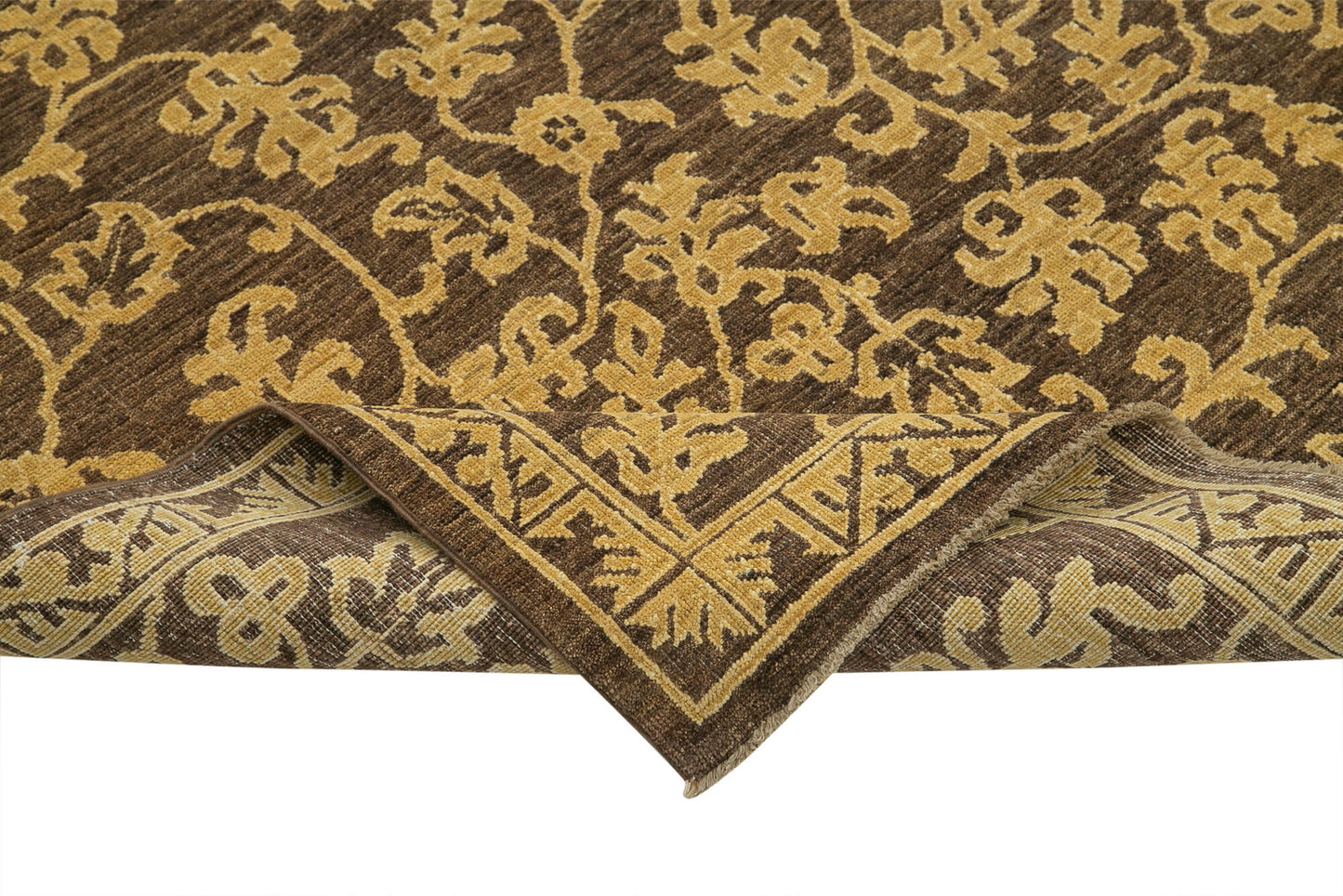 8x10 Brown Oushak Rug - 33602