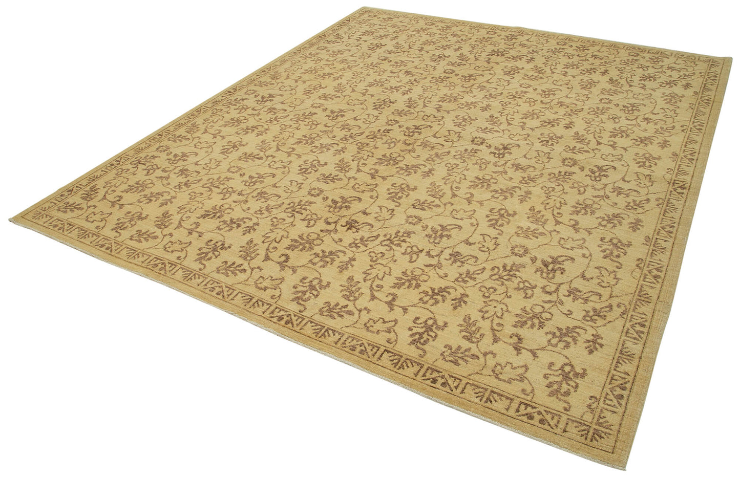 8x10 Beige Oushak Rug - 33615