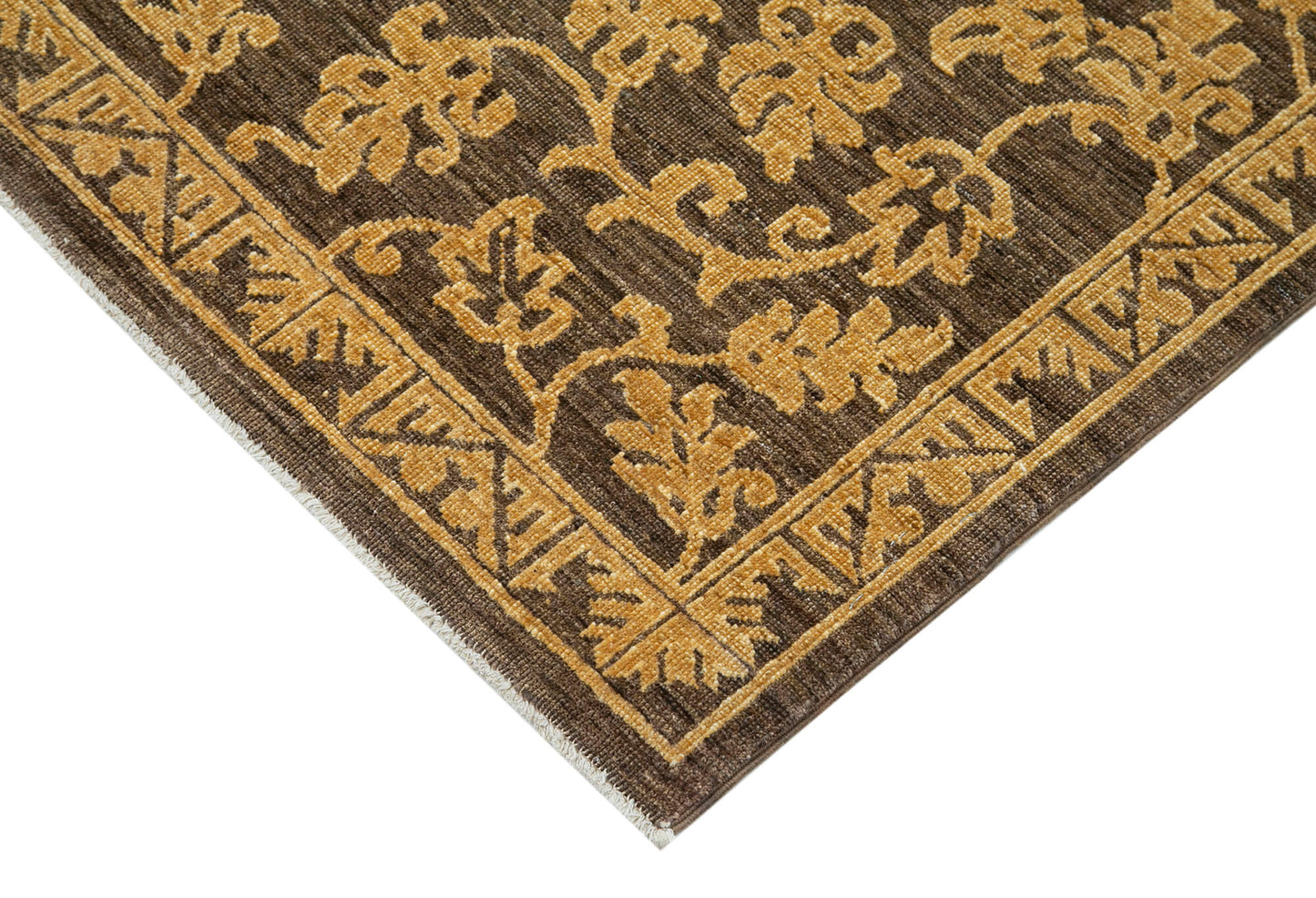 6x9 Brown Oushak Rug - 33616