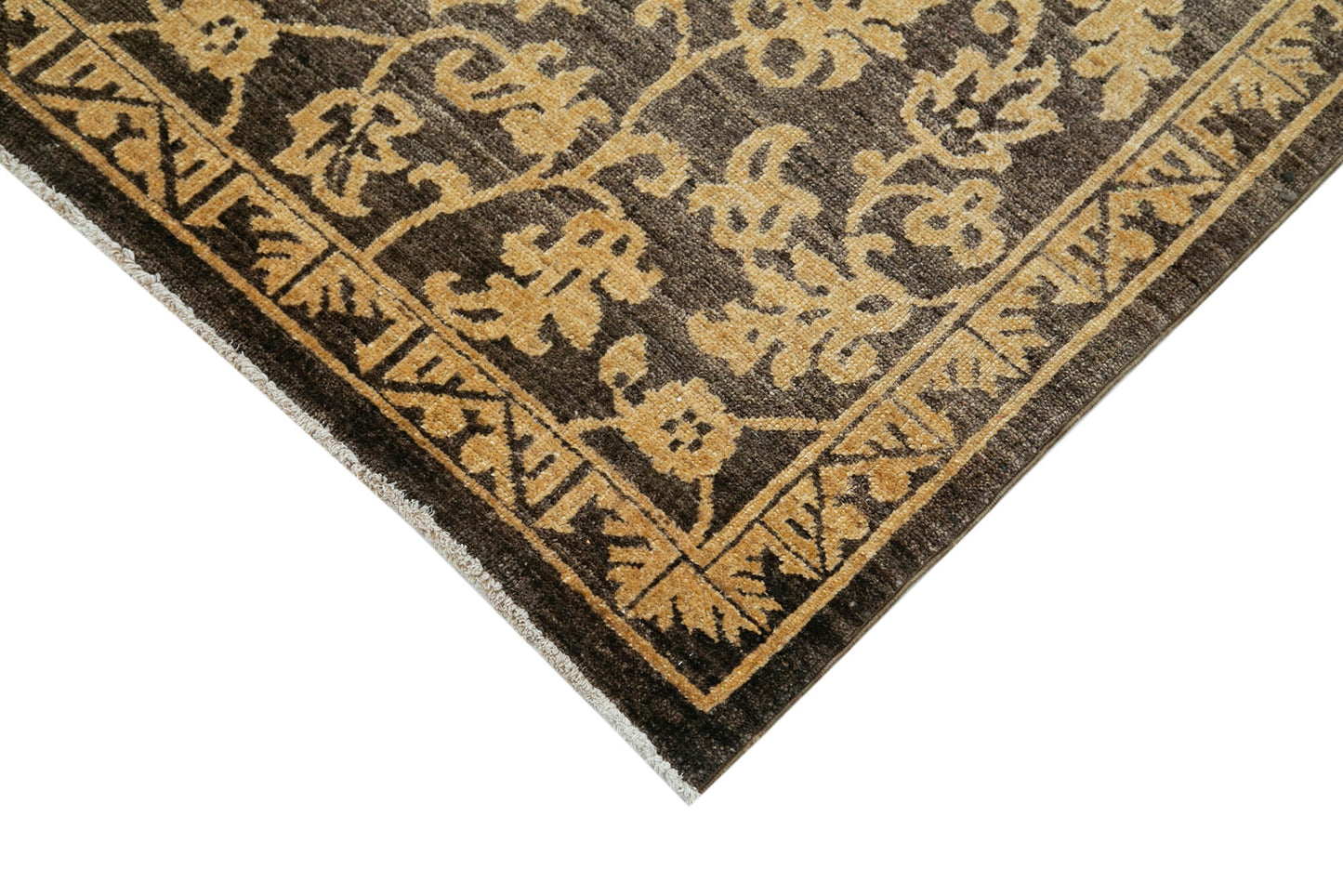 6x9 Brown Oushak Rug - 33617