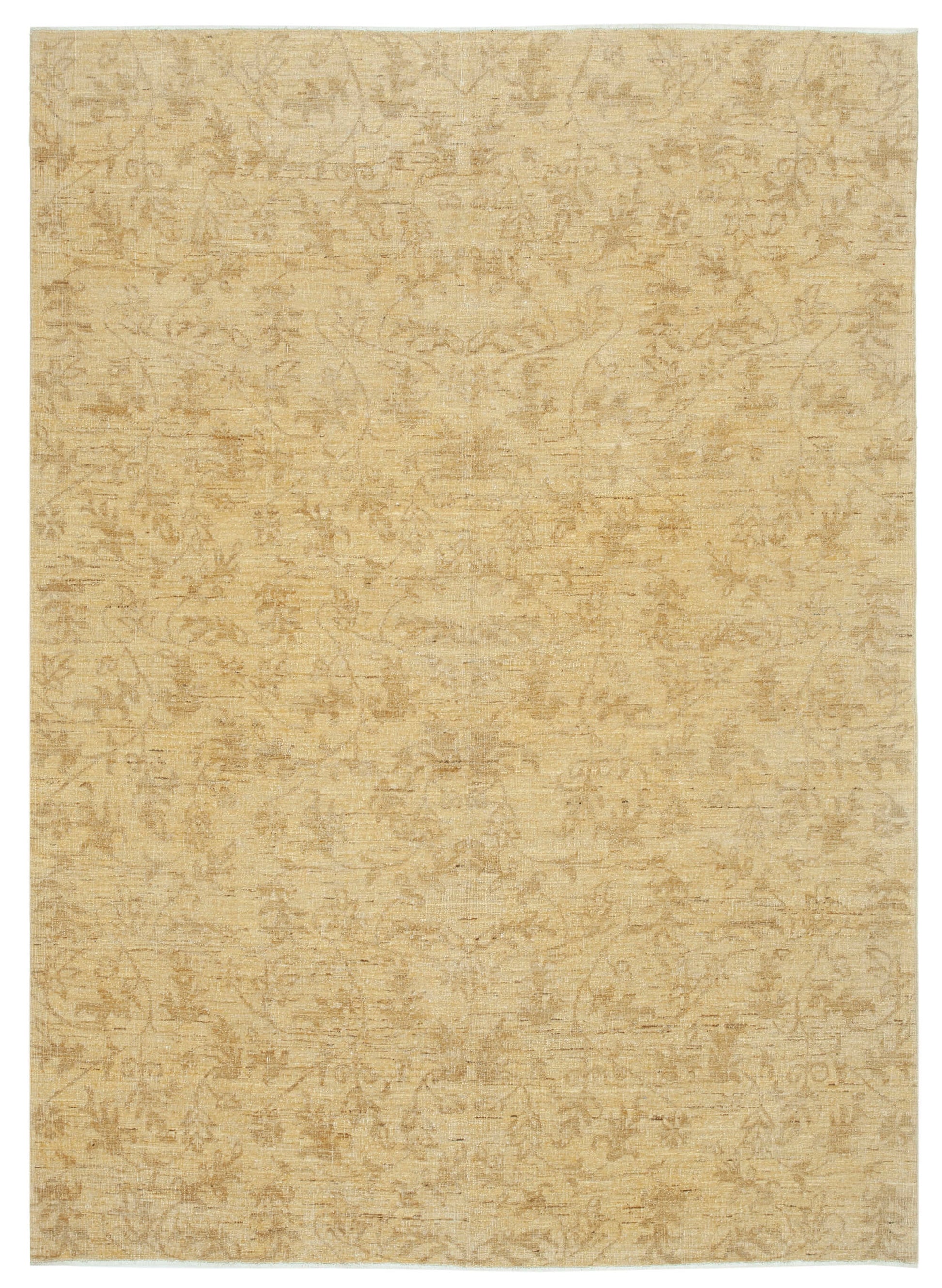 6x8 Beige Oushak Rug - 33618