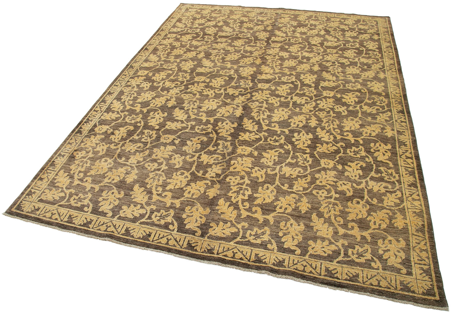 6x9 Brown Oushak Rug - 33621