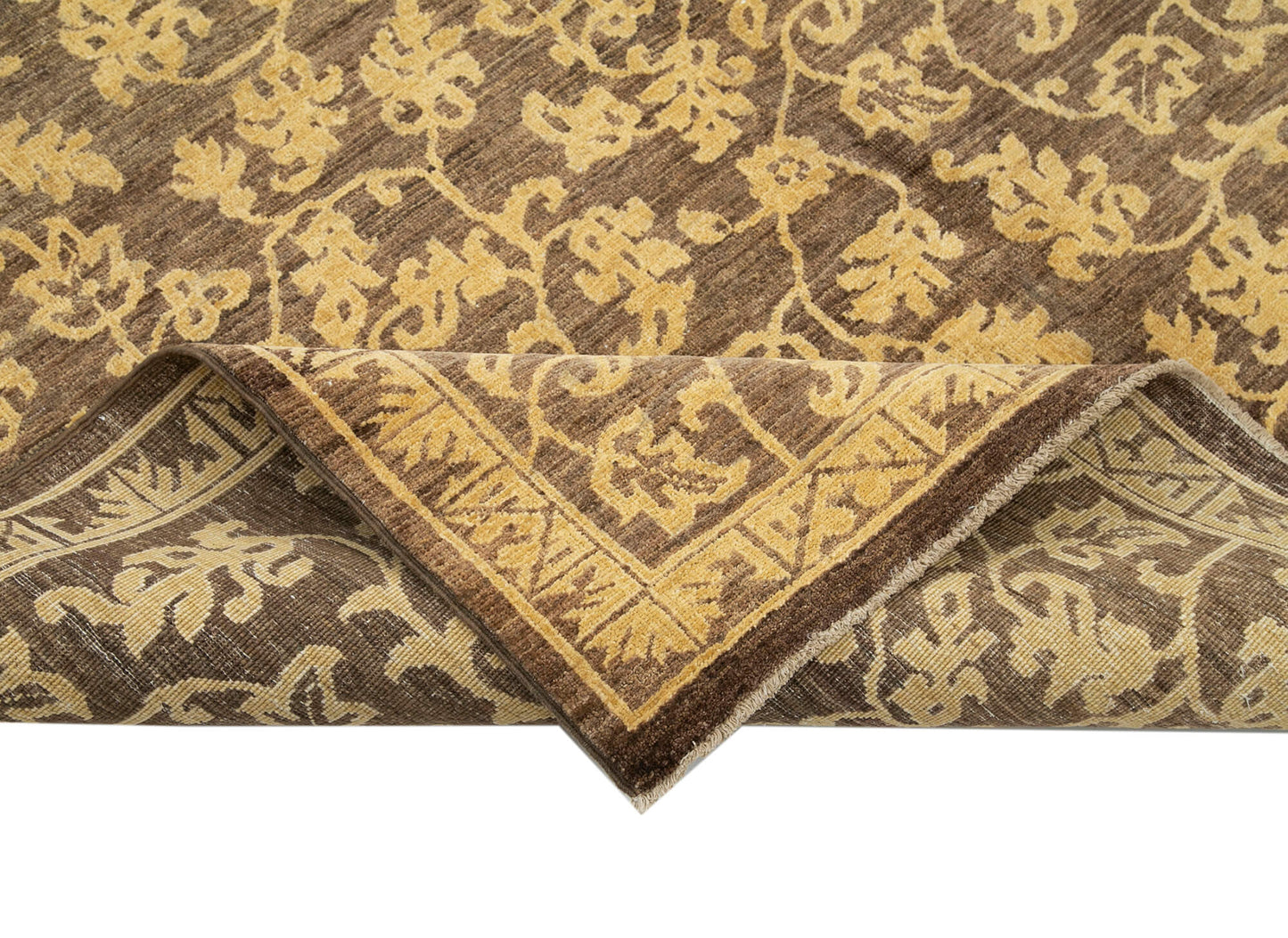 6x9 Brown Oushak Rug - 33621