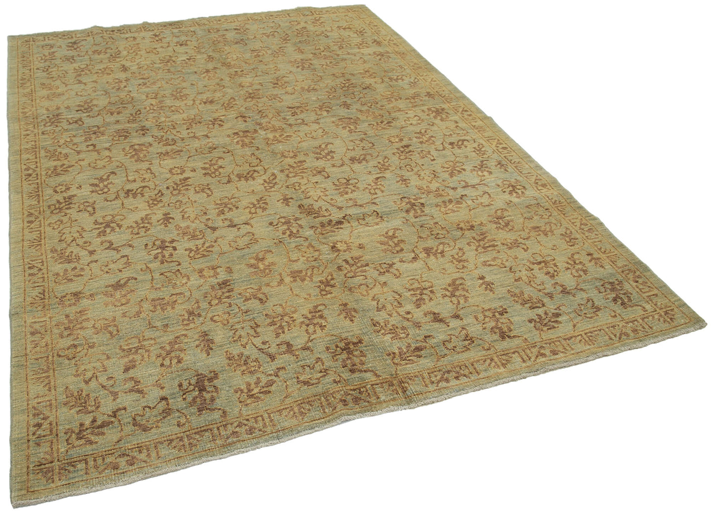 6x8 Brown Oushak Rug - 33622