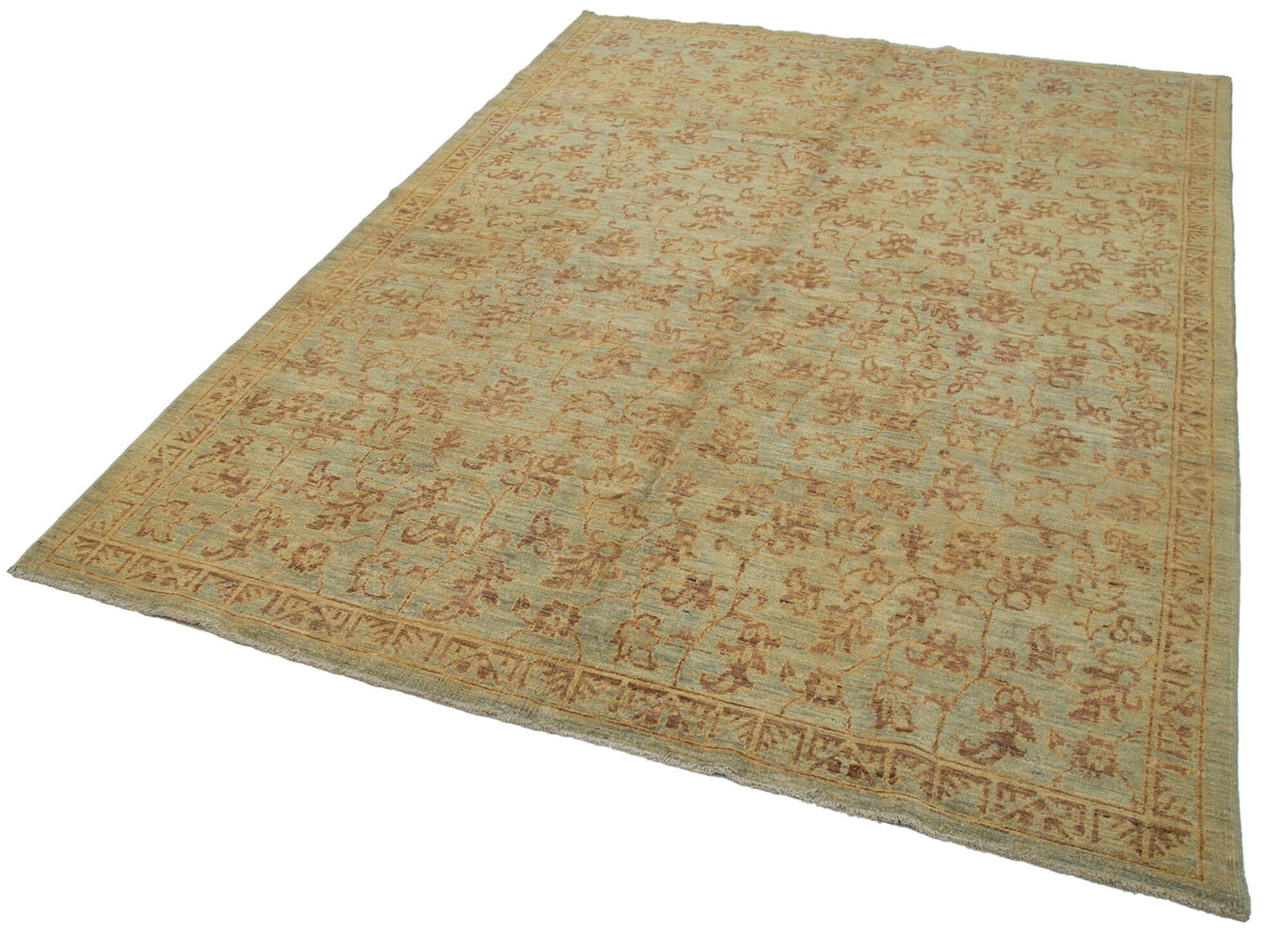 6x8 Brown Oushak Rug - 33622