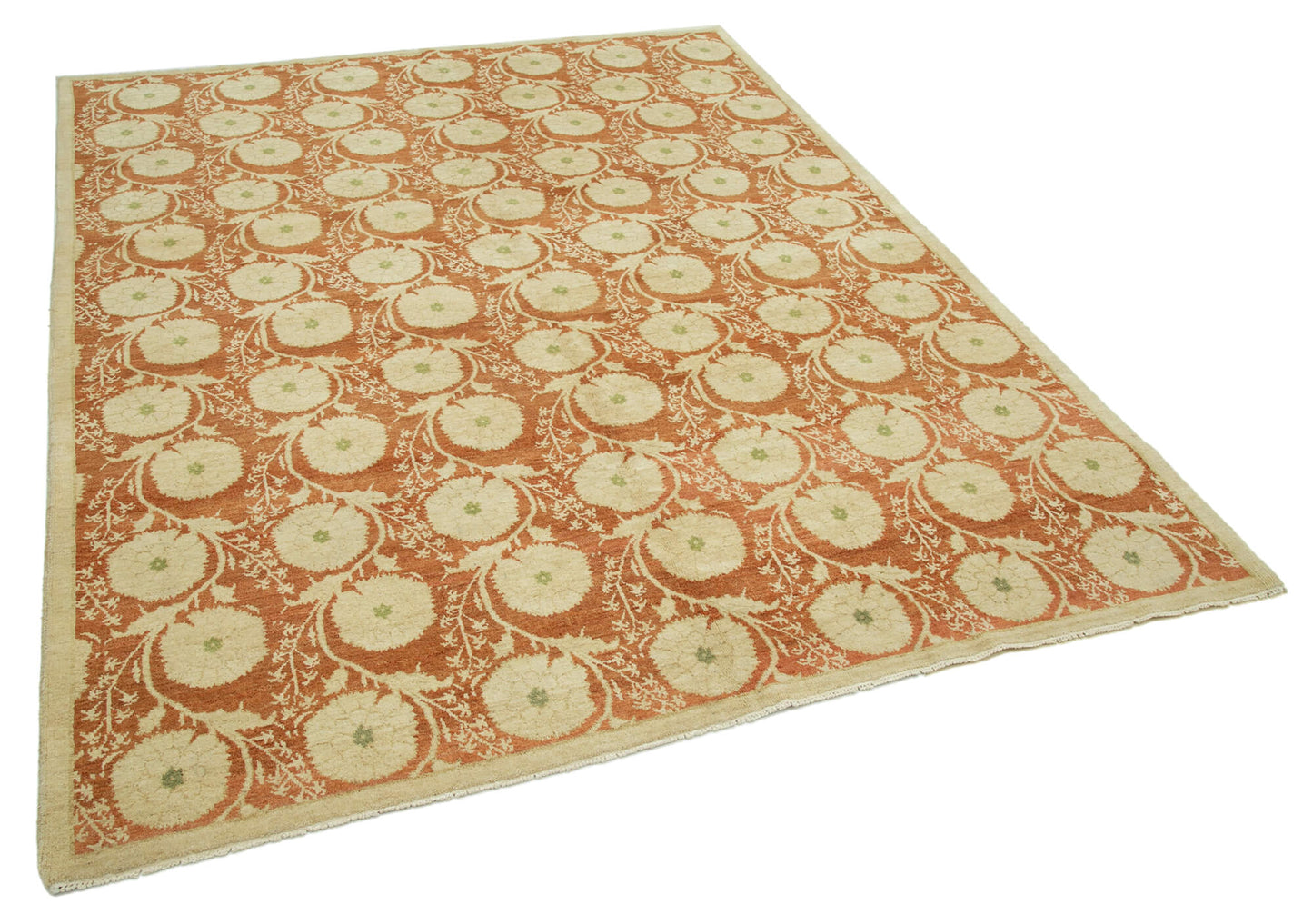 6x8 Beige Oushak Rug - 33625