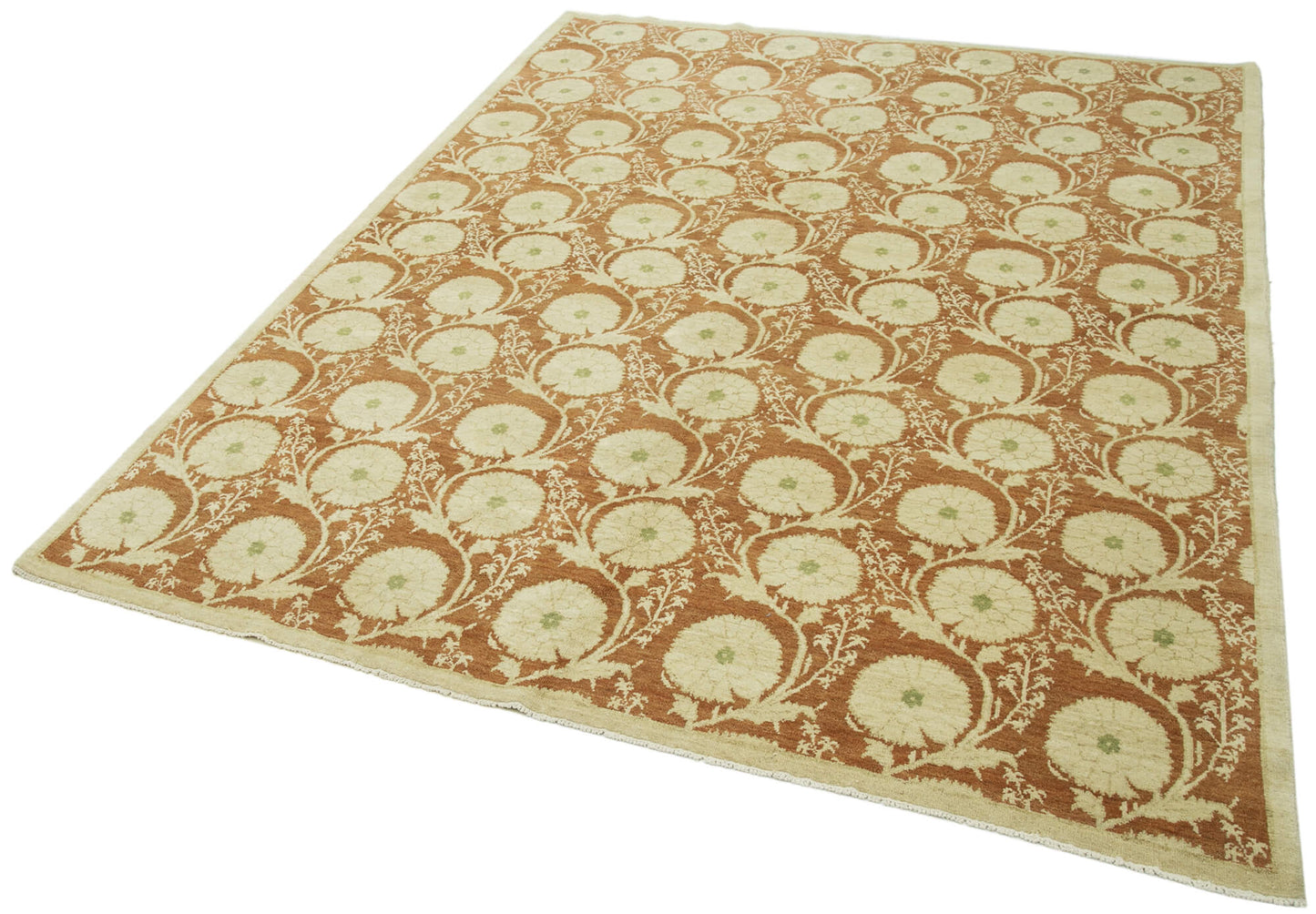 6x8 Beige Oushak Rug - 33625