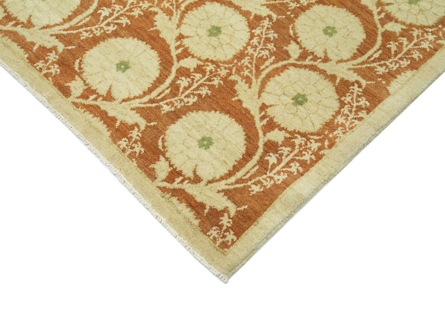 6x8 Beige Oushak Rug - 33625