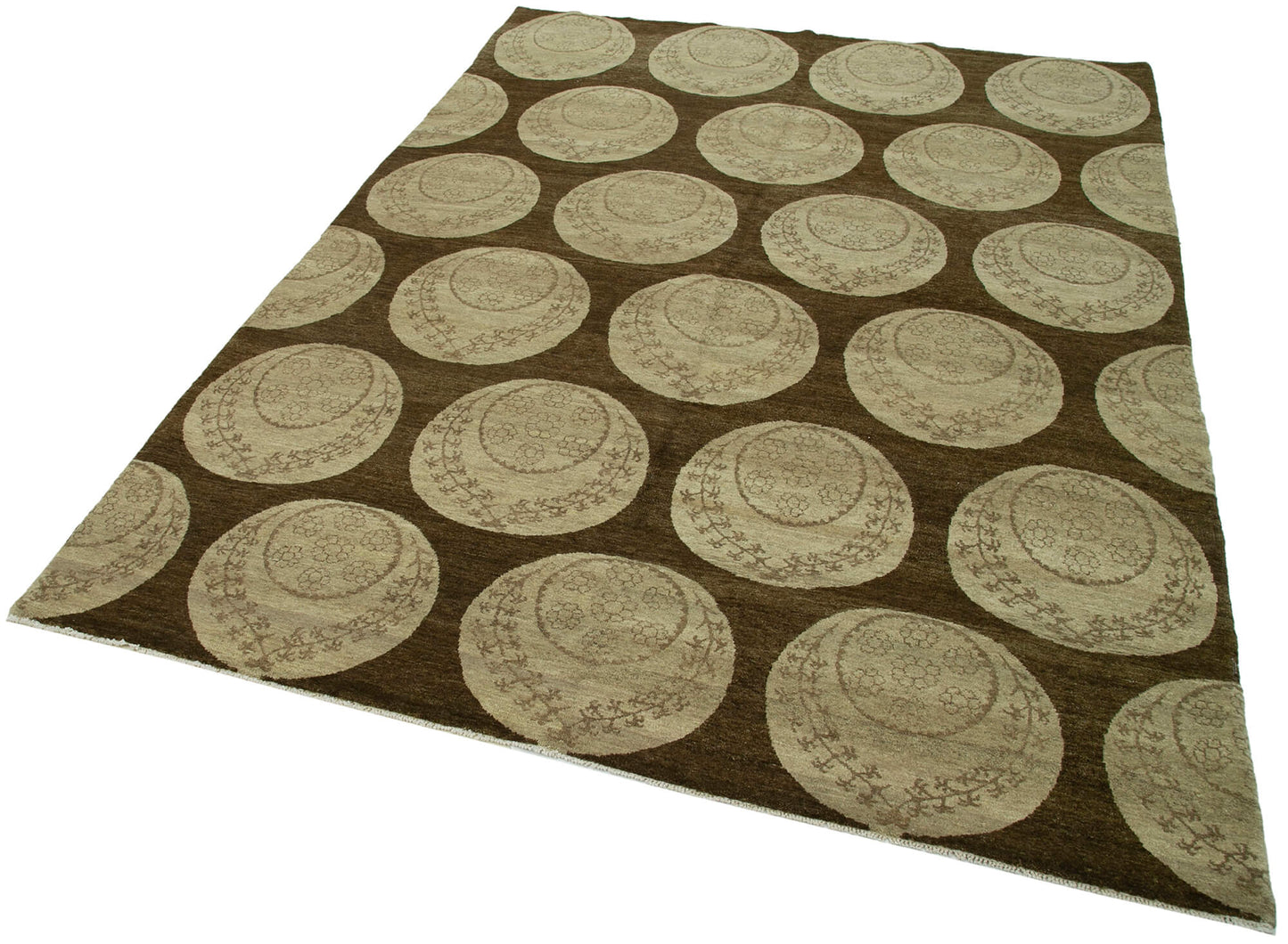 6x8 Brown Oushak Rug - 33627