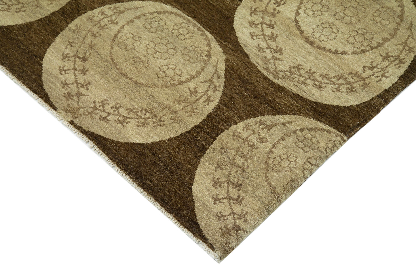 6x8 Brown Oushak Rug - 33627