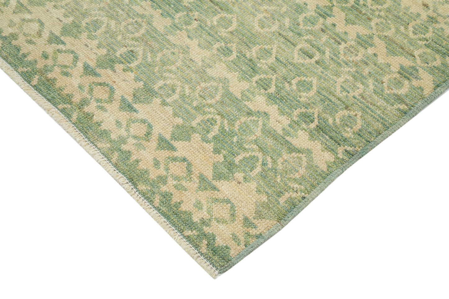 6x9 Green Oushak Rug - 33631