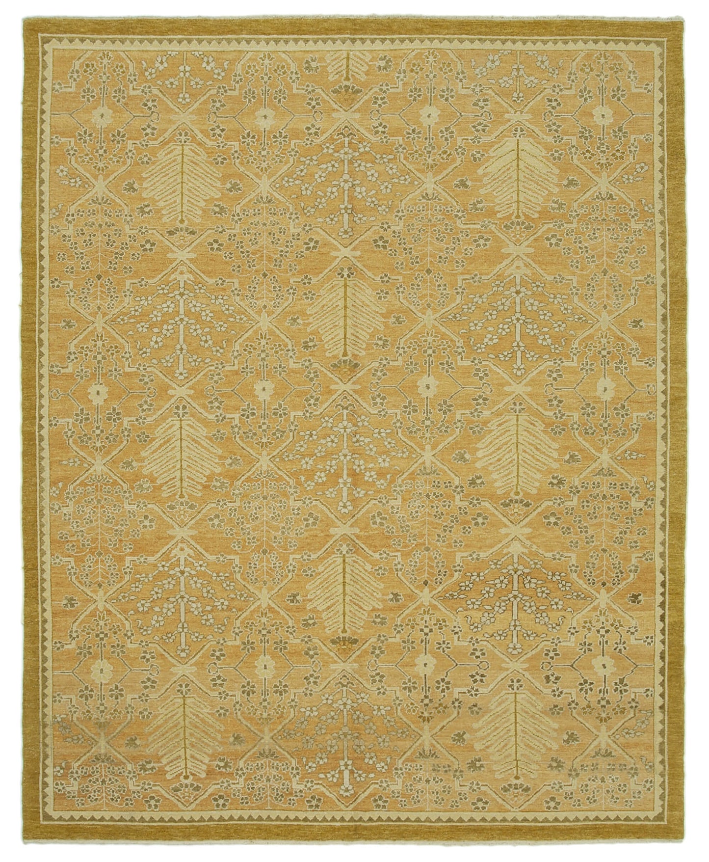 8x10 Beige Oushak Rug - 33637