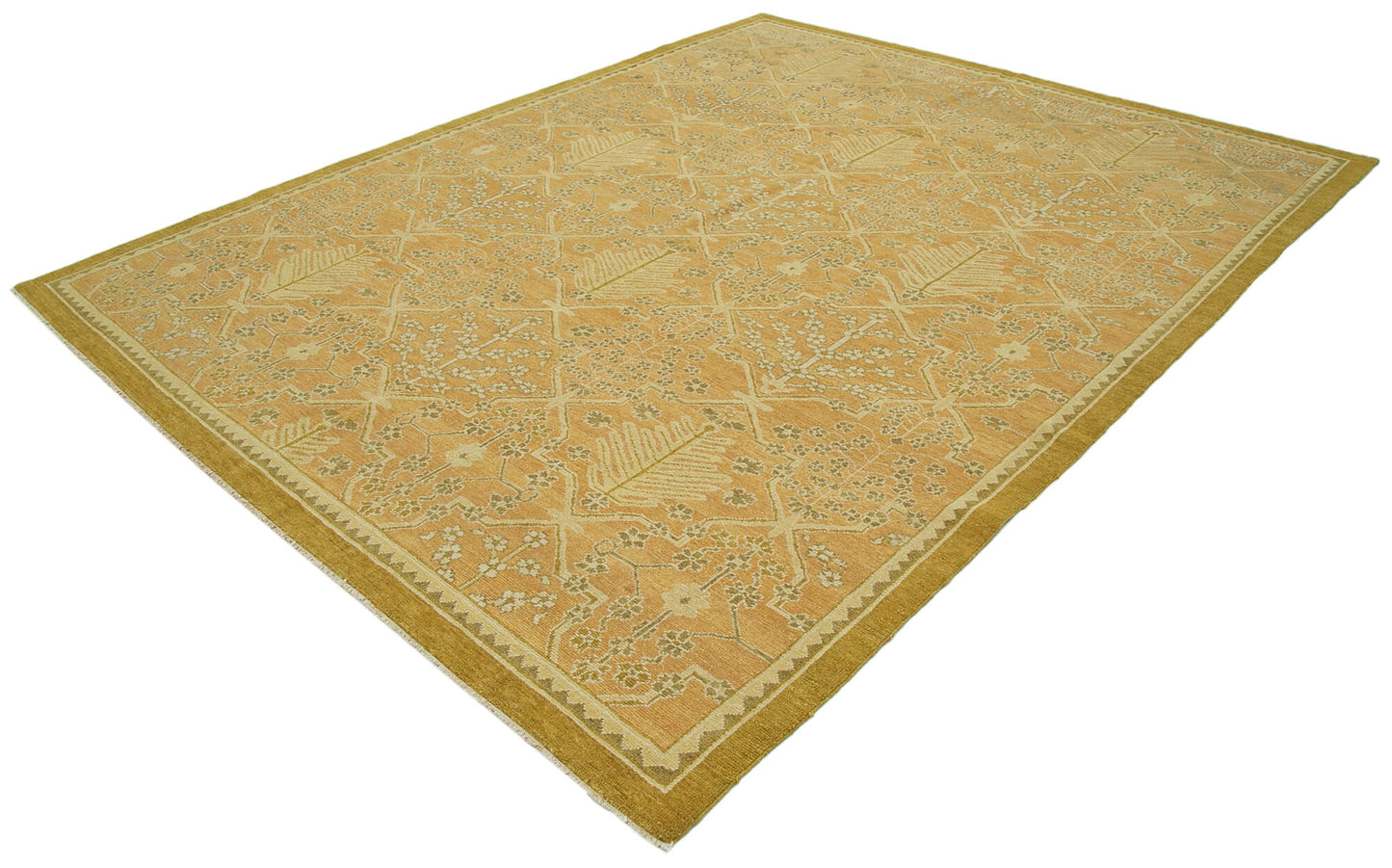 8x10 Beige Oushak Rug - 33637