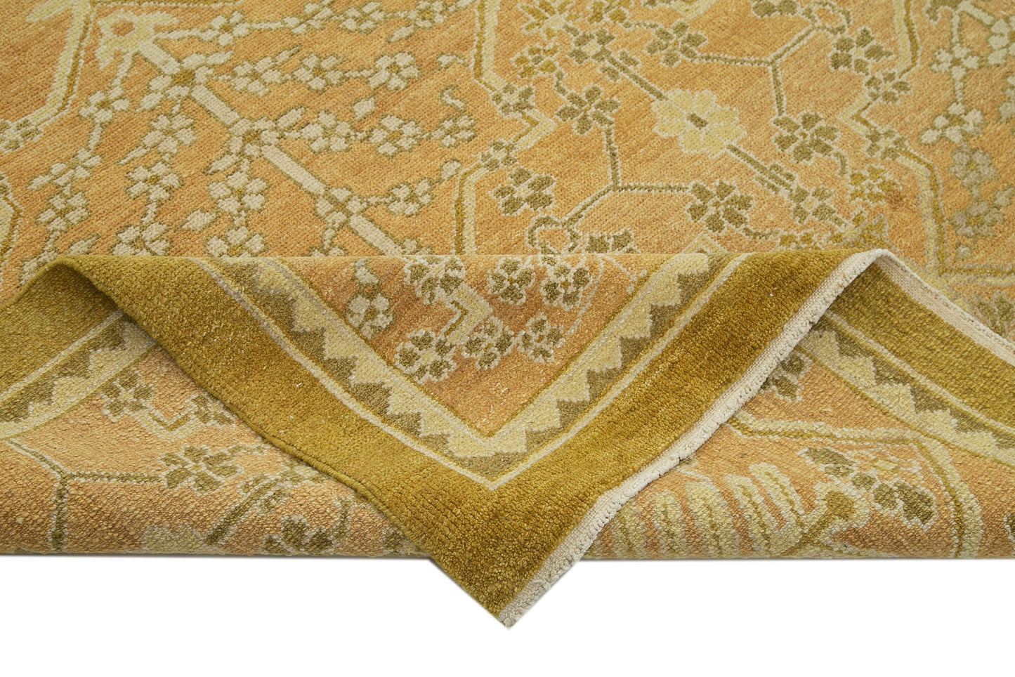 8x10 Beige Oushak Rug - 33637