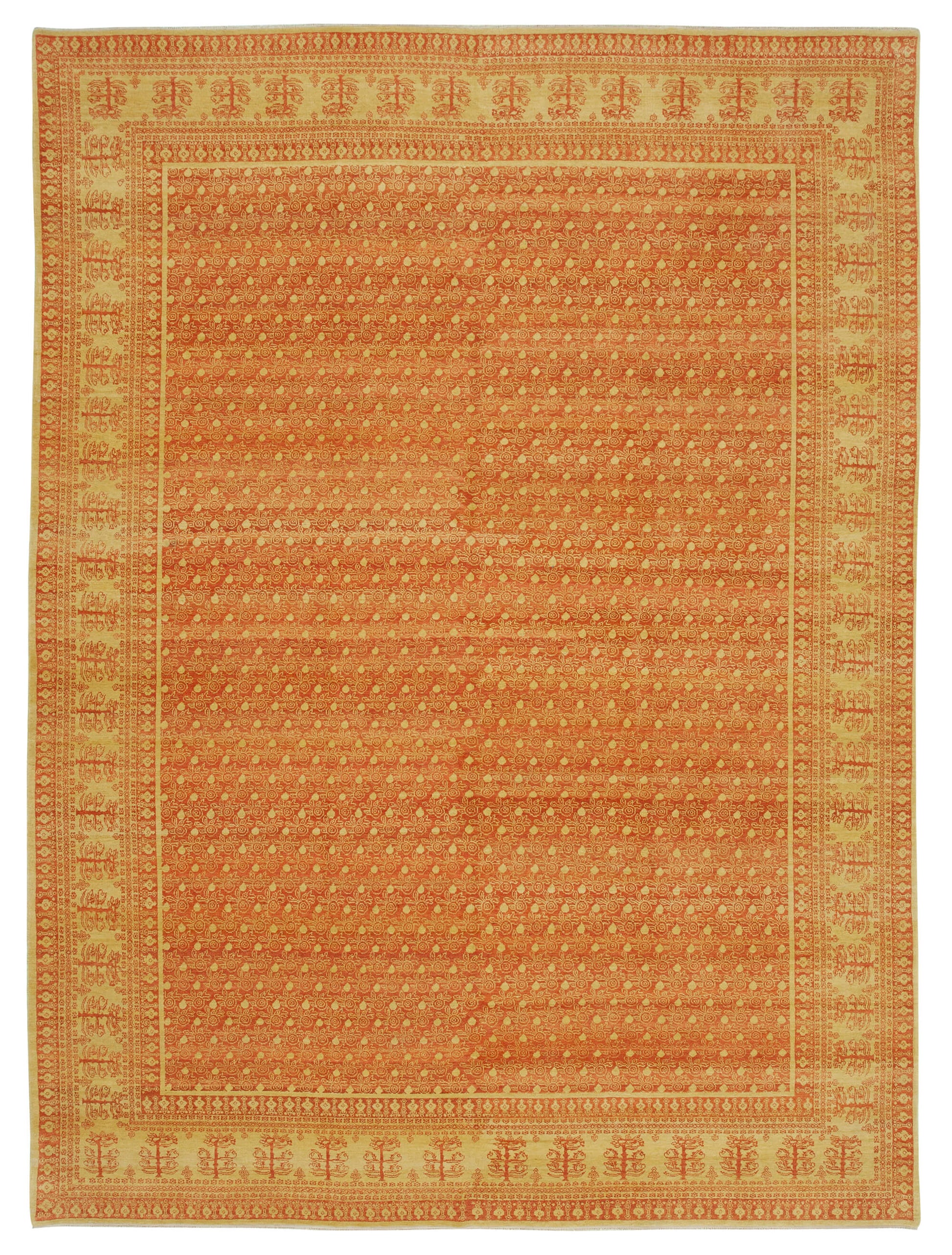 9x12 Red Oushak Rug - 33639