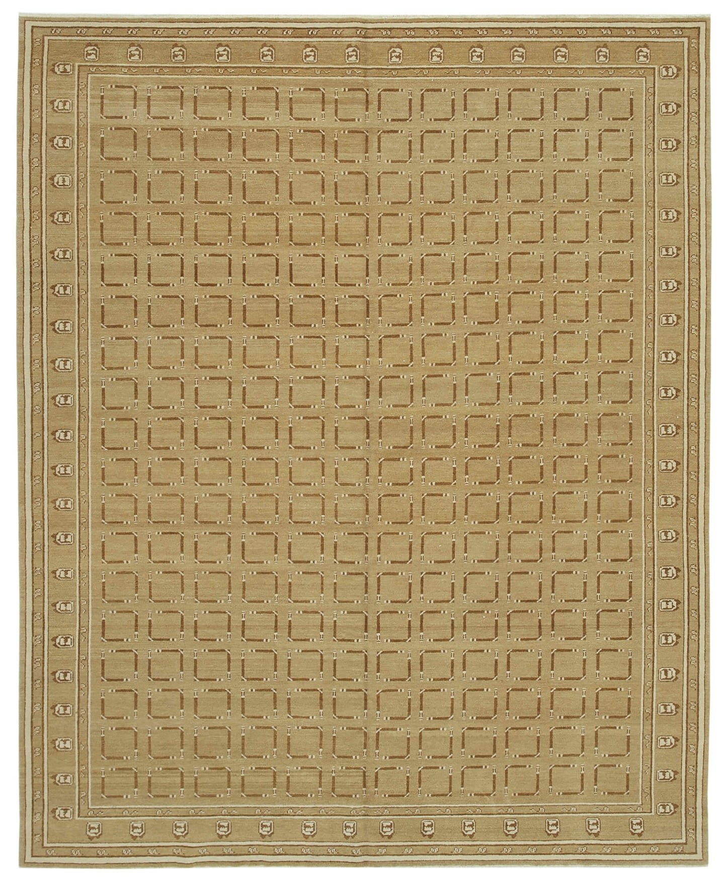 8x10 Beige Oushak Rug - 33645