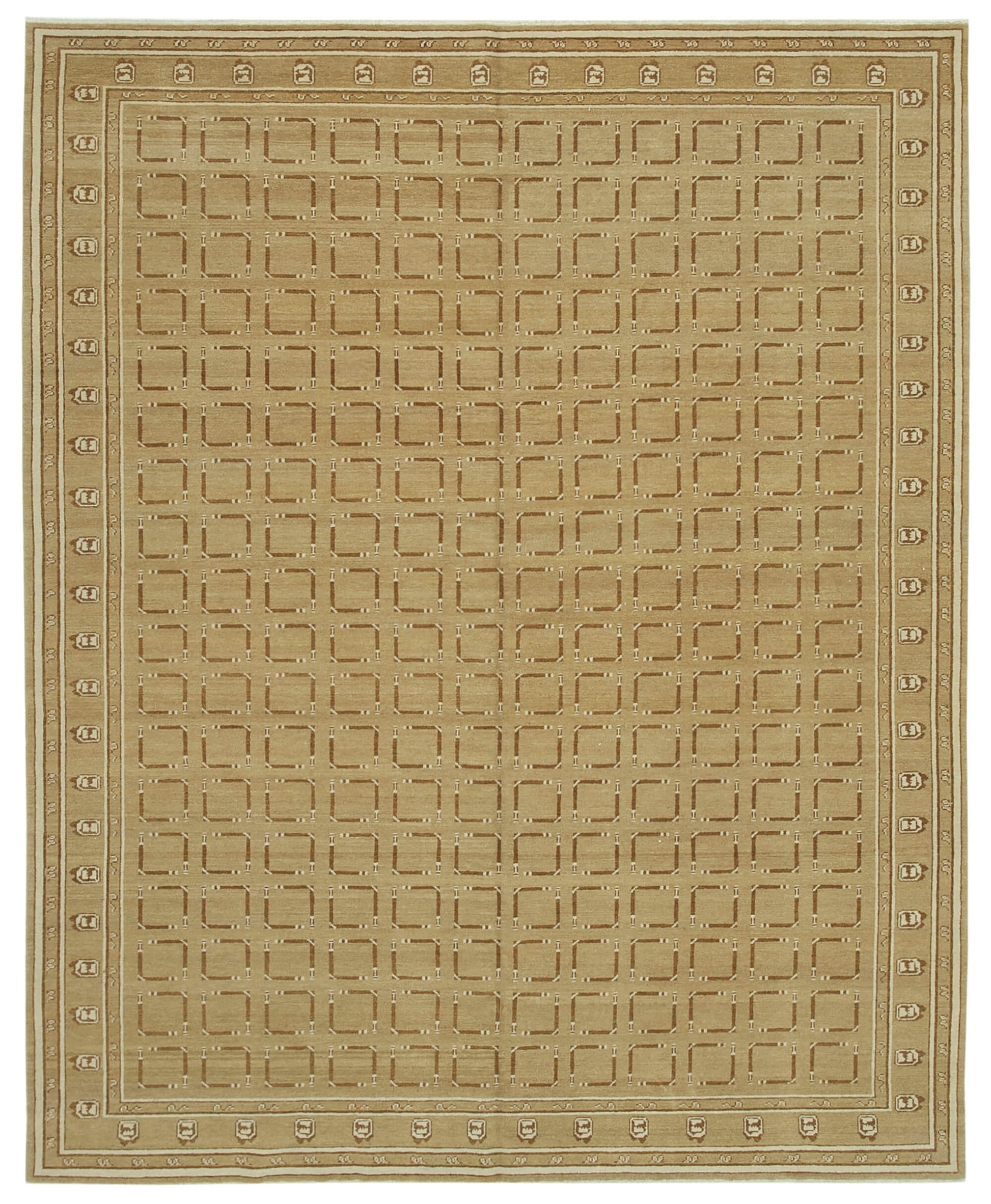 8x10 Beige Oushak Rug - 33645