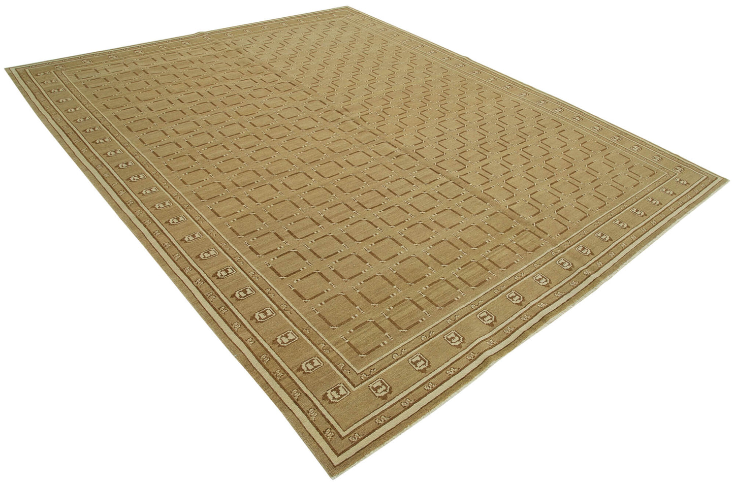 8x10 Beige Oushak Rug - 33645