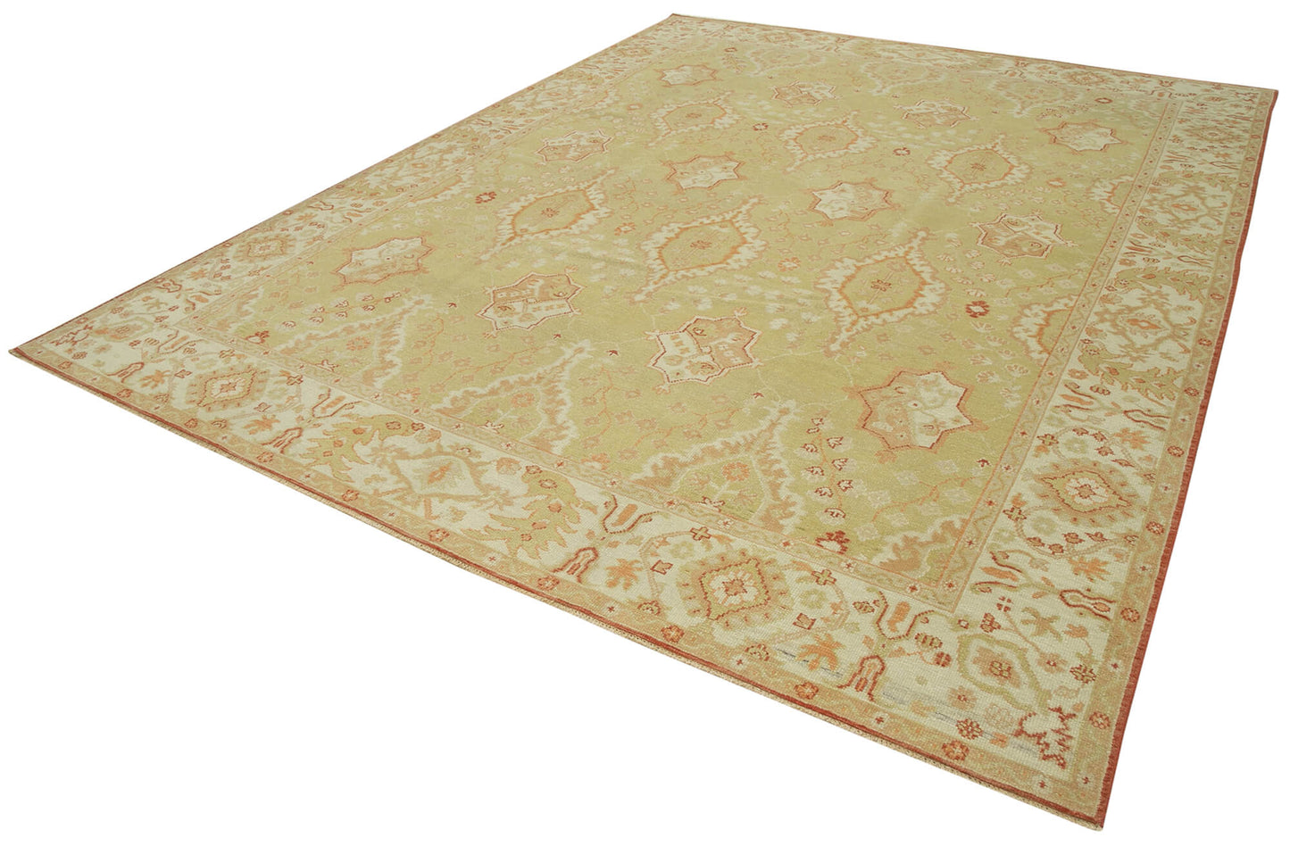 9x12 Green Oushak Rug - 33647