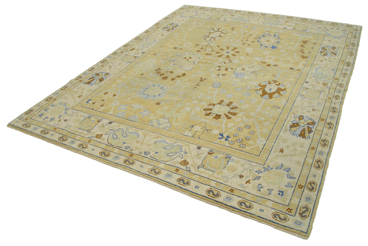 8x10 Beige Oushak Rug - 33649