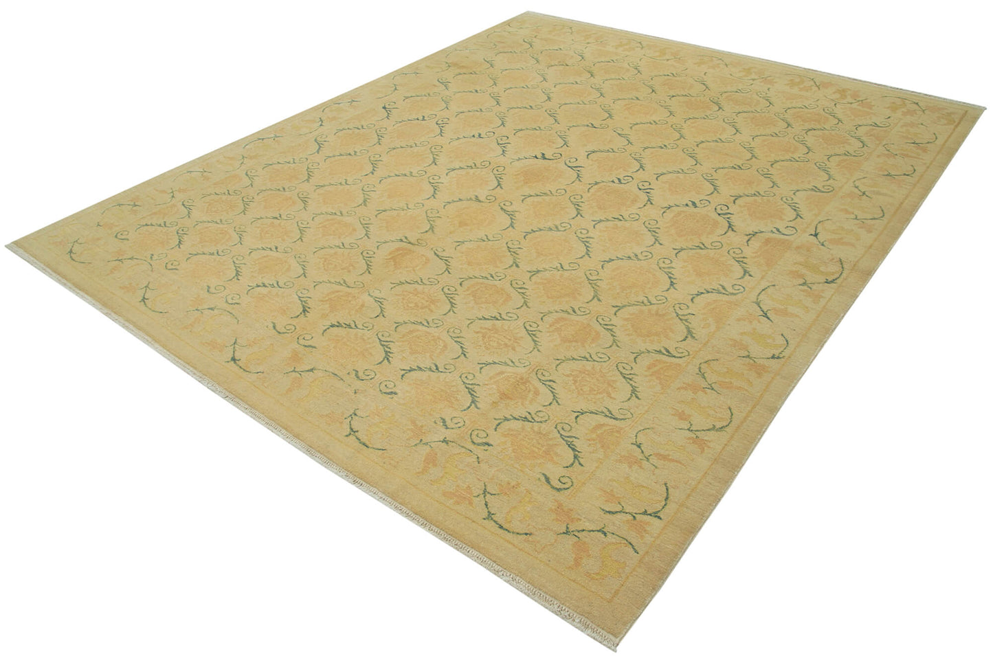 8x9 Beige Oushak Rug - 33664