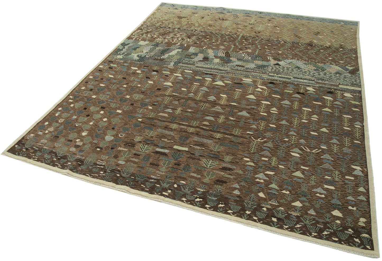 6x8 Brown Oushak Rug - 33668