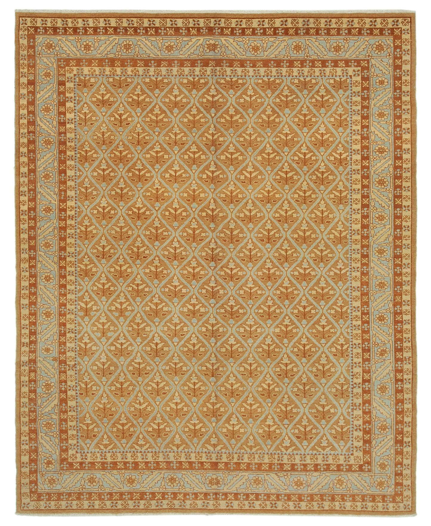 8x9 Orange Oushak Rug - 33678