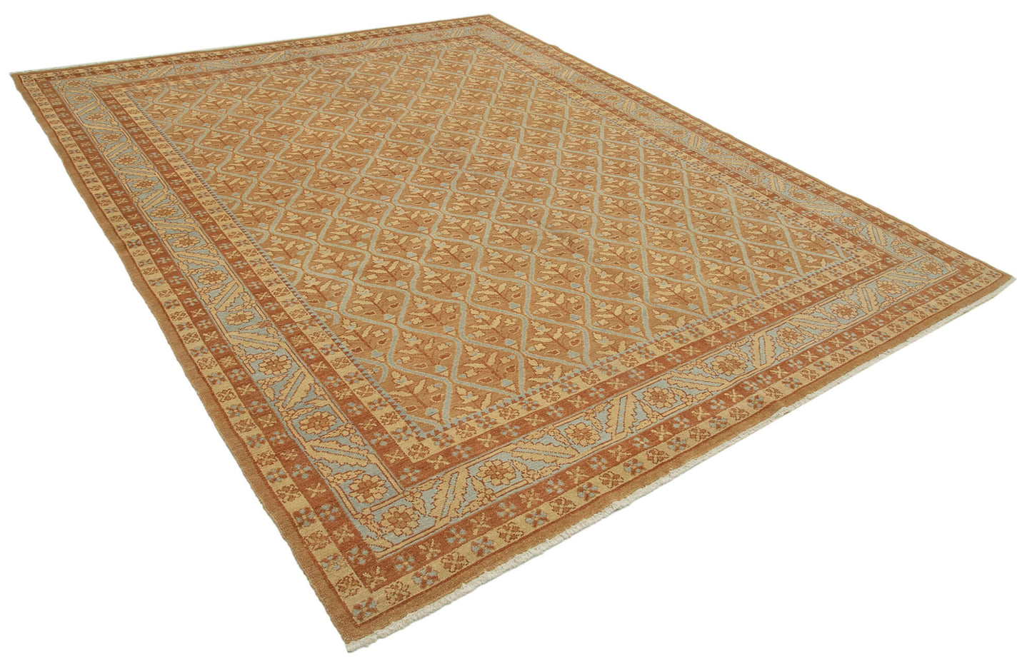 8x9 Orange Oushak Rug - 33678