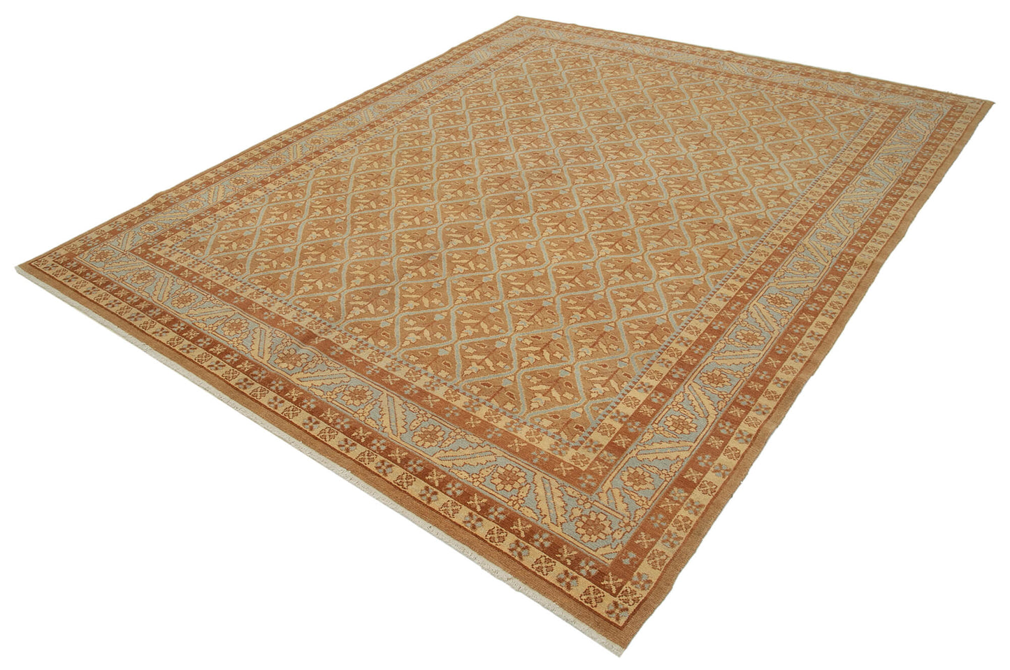 8x9 Orange Oushak Rug - 33678